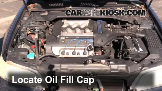 1999 Acura CL Premium 3.0L V6 Aceite Agregar aceite